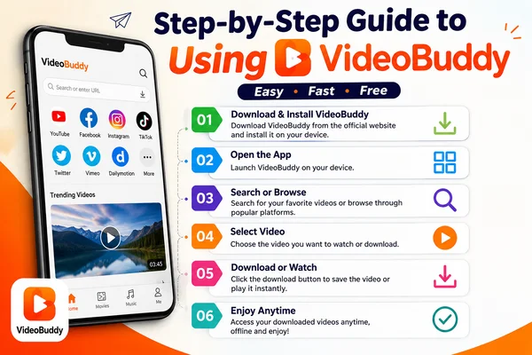 دليل استخدام VideoBuddy خطوة بخطوة