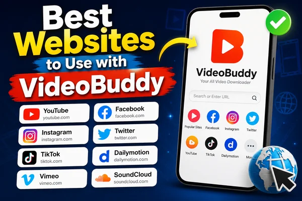 Những Trang Web Tốt Nhất Để Sử Dụng Với VideoBuddy